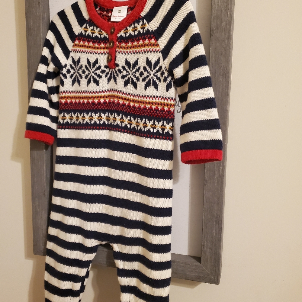 Hanna Andersson Sweater Romper